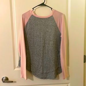 Grey long sleeve top